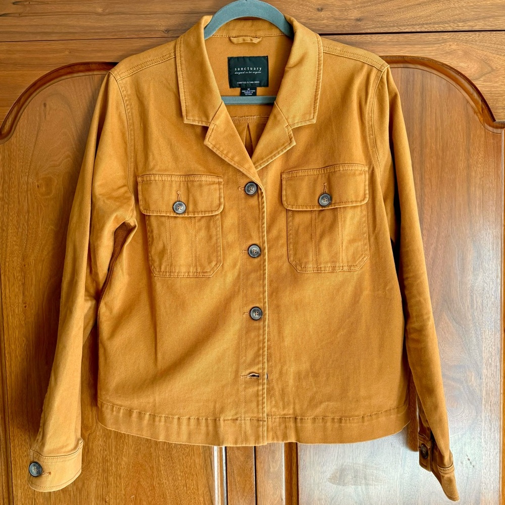 Sanctuary Cotton Chore Jacket in Clay sz Medium